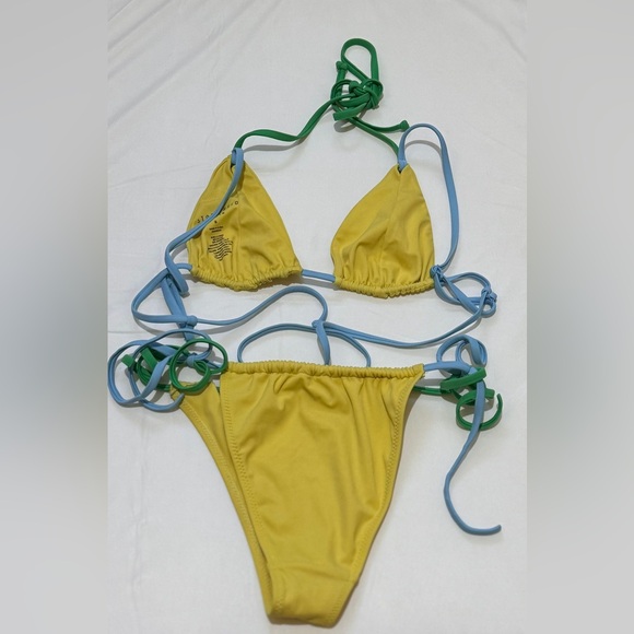 PacSun Yellow Bikini Top - Picture 1 of 7